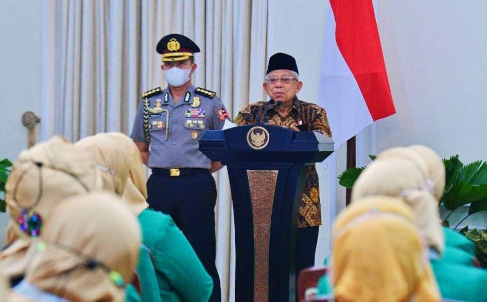 Wapres KH Ma'ruf Amin pada pembukaan Musyawarah Nasional Persami, di Istana Wakil Presiden, Jalan Merdeka Selatan. (Foto: Setwapres)