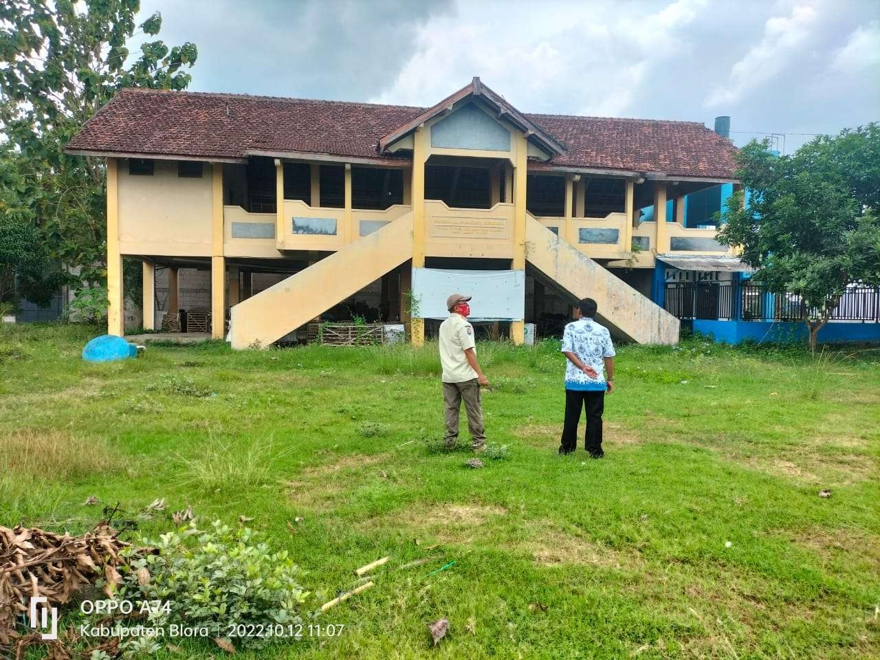 Salah satu rumah panggung atau rumah evakuasi di Cepu. (Foto: Kasi Trantib Kec. Cepu)