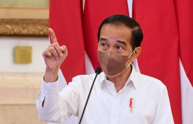 Prediden Jokowi  undang  seluruh pimpinan Polri ke Istana  ( foto: Setpres )