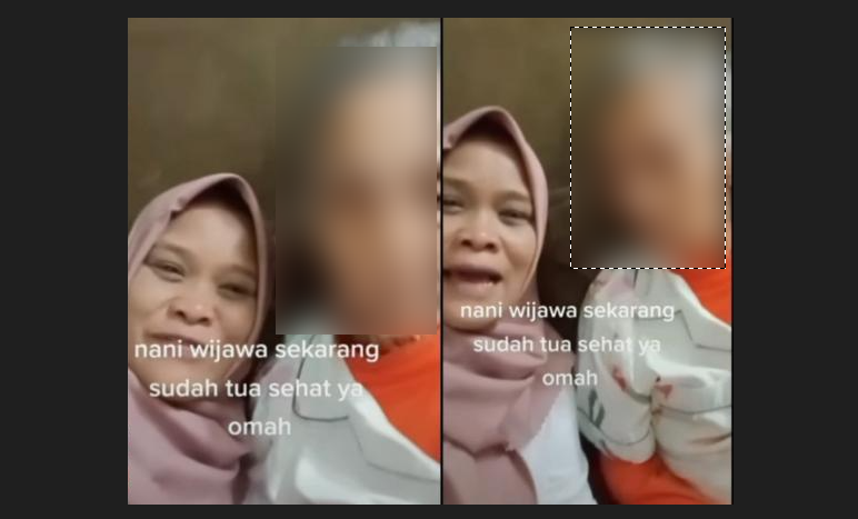 Keluarga artis senior Nani Wijaya memecat ART (asisten rumah tangga) yang merekam ibunya tanpa izin dan dalam kondisi tidak berhijab. (Foto: TikTok)