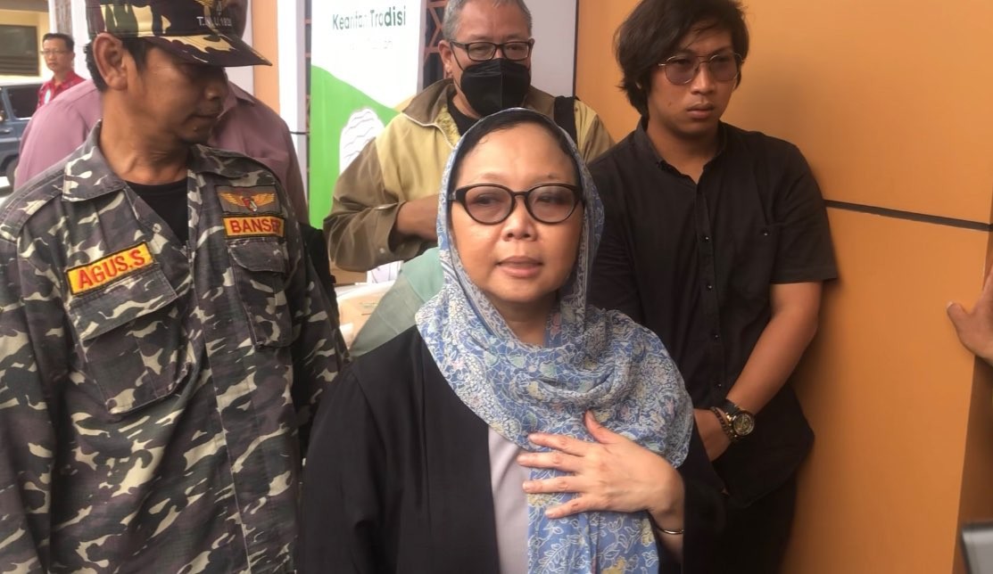 Alissa Wahid saat berada di Asrama Haji Sukolilo (Foto: Andhi Dwi/Ngopibareng.id)