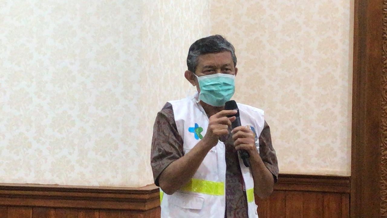 Direktur Utama RS Saiful Anwar Malang, dokter Kohar Hari Santoso saat berada di Gedung Negara Grahadi, Surabaya, Jawa Timur (Foto: Alief Sambogo/ngopibareng.id)