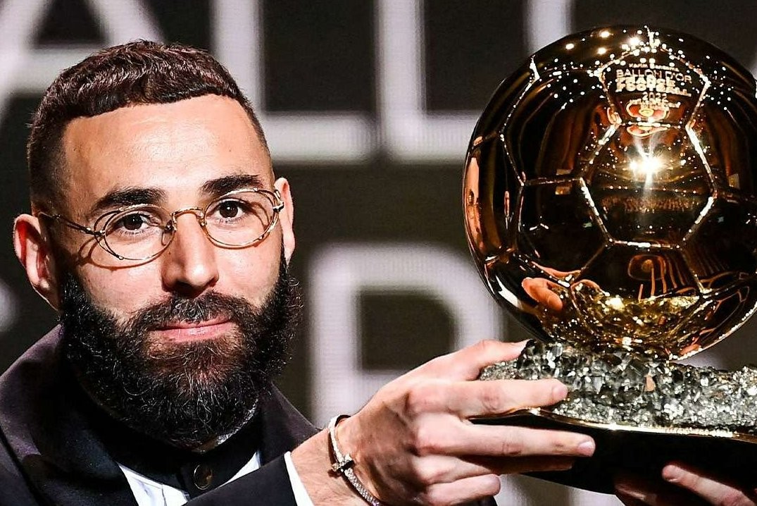 Karim Benzema meraih Ballon d'Or 2022