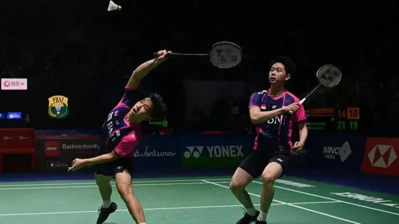 Kevin/Marcus akan berhadapan dengan Leo/Daniel di perempat final Denmark Open 2022. (Foto: PBSI)