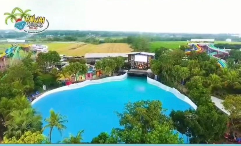 Salah satu destinasi wisata di Hawai Group Malang yaitu Hawai Water Park (Foto: Instagram/@hawaigroup)