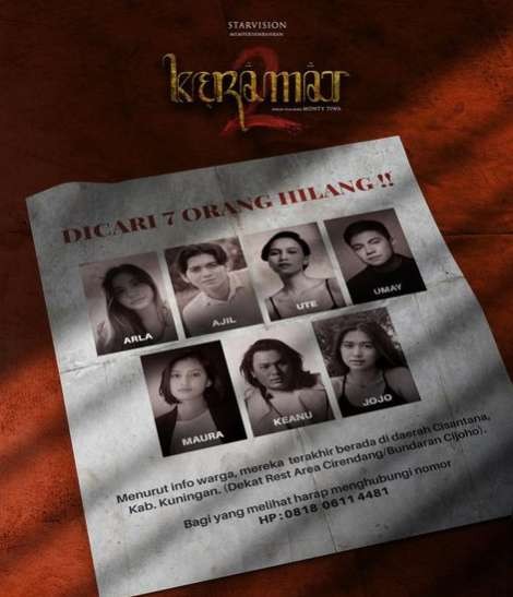 Poster film horor Film Keramat 2: Caruban Larang. (Foto: Instagram StarvisionPlus)