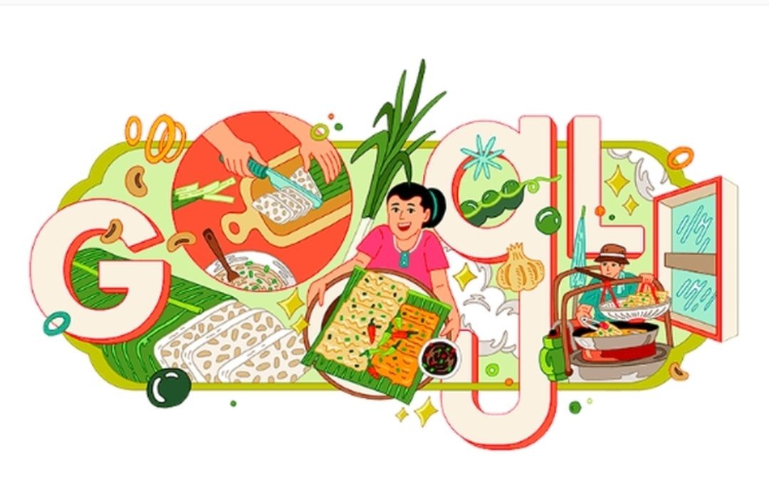 Google doodle tempe mendoan muncul di mesin pencarian, Sabtu 29 Oktober 2022. (Foto: Google)