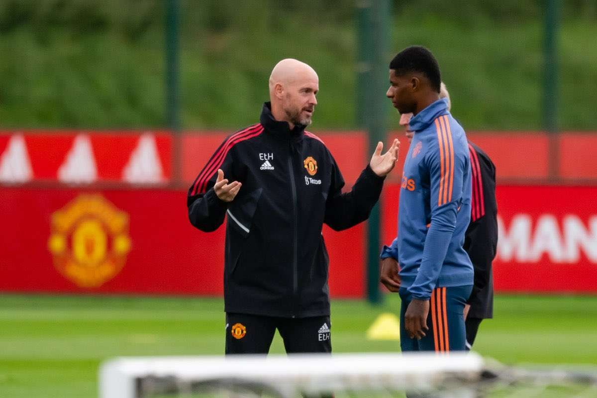 Marcus Rashford kini kembali bersinar di bawah arahan Erik ten Hag