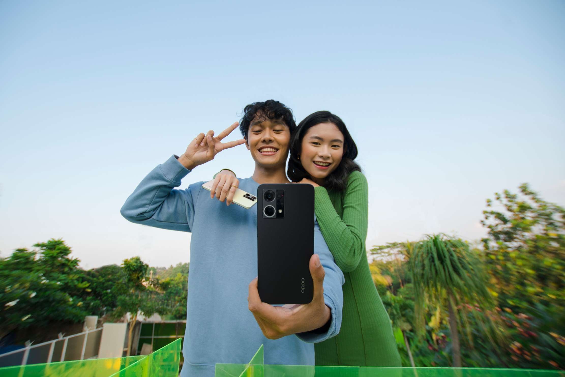 Kamera OPPO Reno8 dengan teknologi fotografi portrait. (Foto: Pita Sari/Ngopibareng.id)