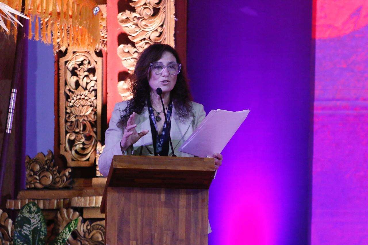 Profesor Seminario Rabínico Latinoamericano Argentina, Rabbi Silvina Chemen. (foto: LTN PBNU/Suwitno