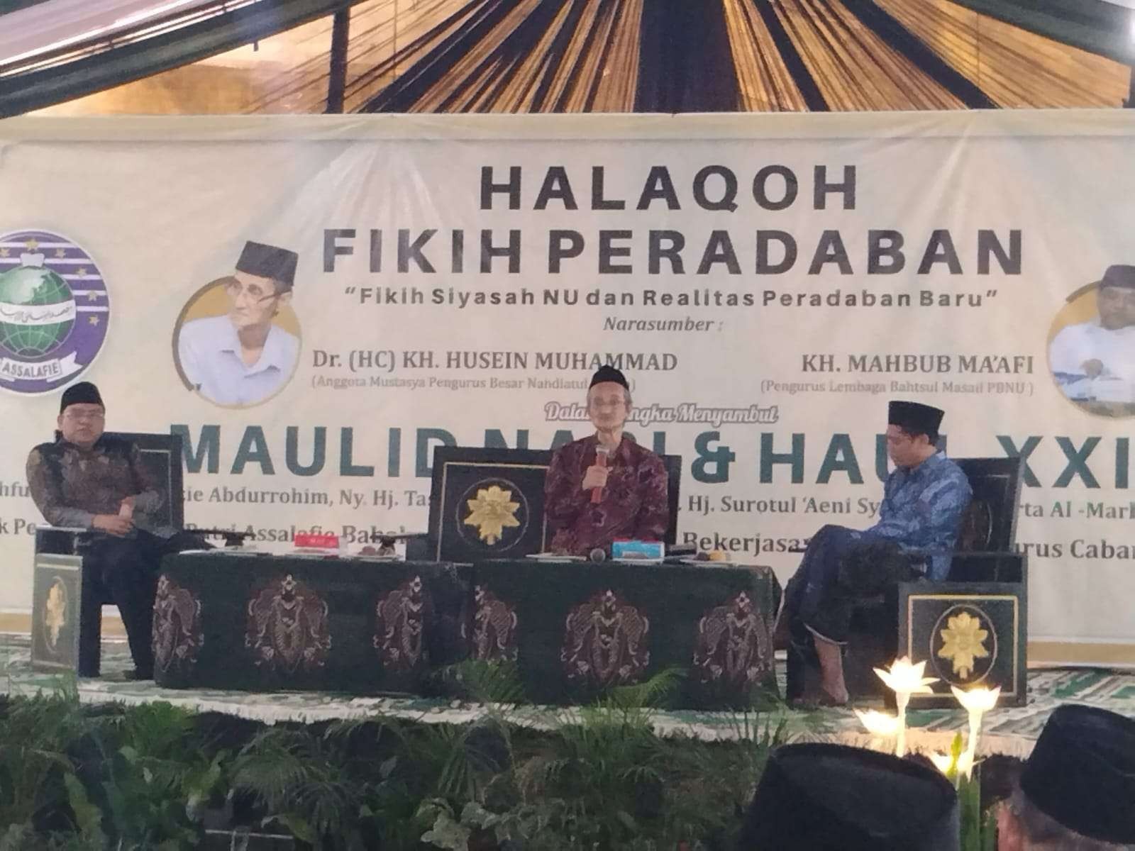 Kiai Husein Muhammad dalam Halaqoh Fikih Peradaban. (Foto: ltn-pbnu)