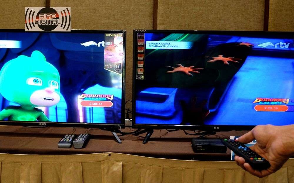 TV digital resmi menggantikan siaran televisi analog di kawasan Jabodetabek sejak 2 November 2022. (Foto: Kominfo)