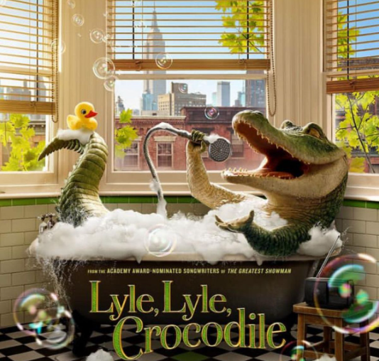 Poster film Lyle Lyle Crocodile, si buaya yang jago menyanyi dan menari. (Foto: Sony Pictures)