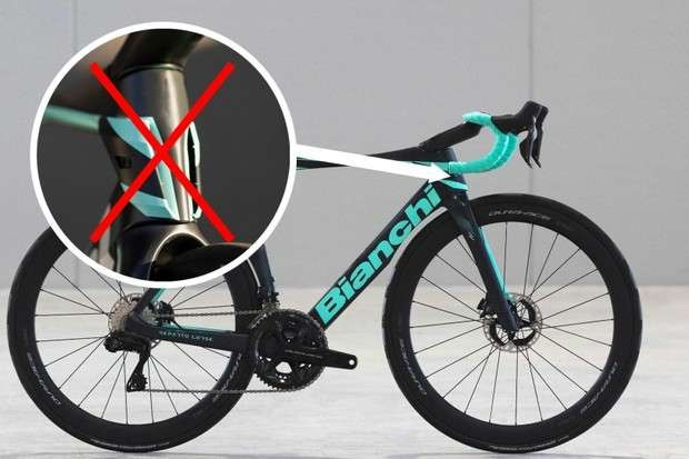 Bianchi Oltre RC digunakan tim Arkea-Samsic tahun depan tapi tanpa Air Deflector. (Foto: Istimewa)