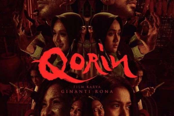 Poster film horor Qorin. Salah satu sosok jin yang sudah melekat pada manusia sejak manusia tersebut dilahirkan hingga wafat nanti. (Foto: IDN Pictures)