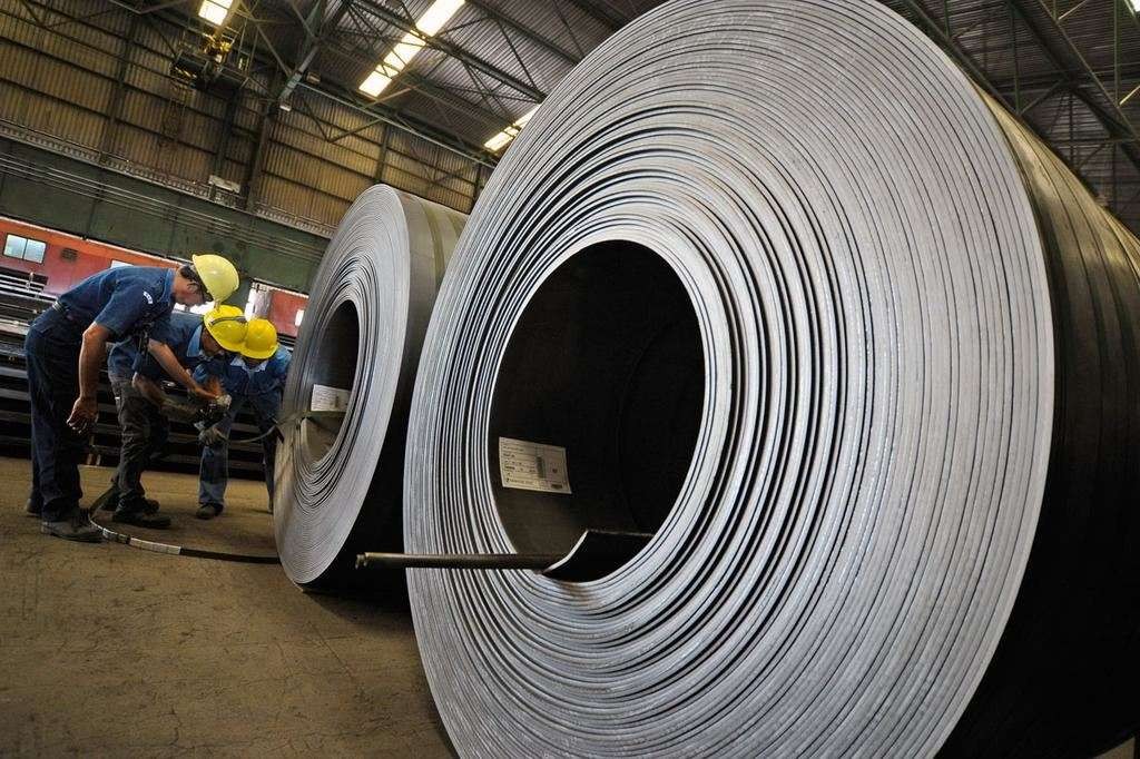 Pabrik baja Krakatau Steel di Banten. (Foto: Krakatau Steel)