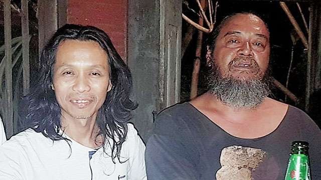 Budi “Ubrux” Haryono (kiri) bersama Noor Ibrahim. Lima Perupa Gagal Pameran di Jerman, Begini Kronologinya (Foto: Ngopibareng.Id/Facebook)