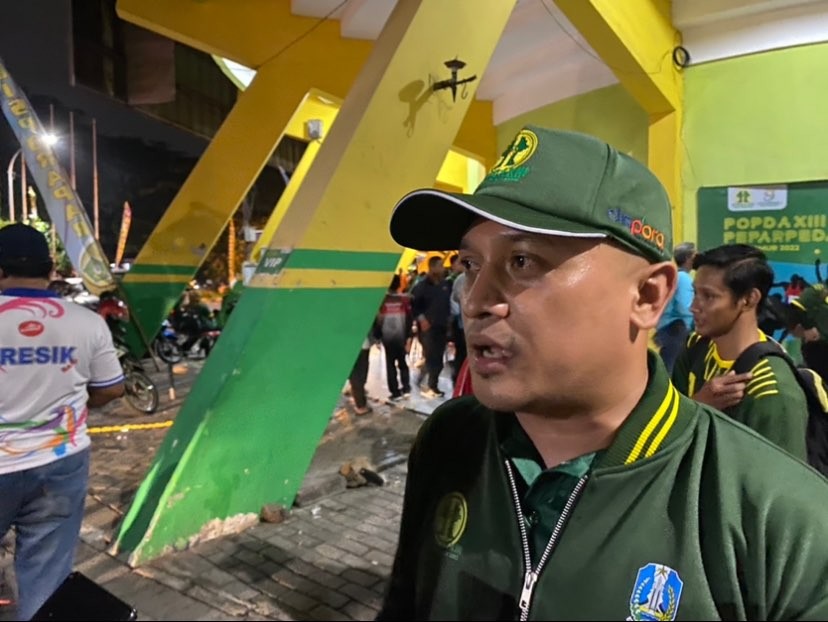 Kepala Dispora Jatim, Pulung Chausar, menjanjikan pelajar berprestasi di POPDA dan PEPAPERDA akan diberikan treatment lanjutan oleh KONI. Ajang ini digelar di kompleks Stadion Gelora Delta Sidoarjo. (Foto: Lalu Theo/Ngopibareng.id)