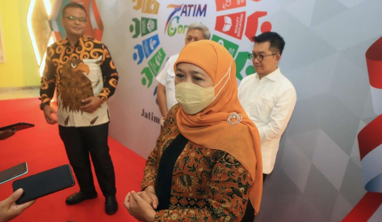 Gubernur Jatim, Khofifah Indar Parawansa. (Foto: Fariz Yarbo/Ngopibareng.id)