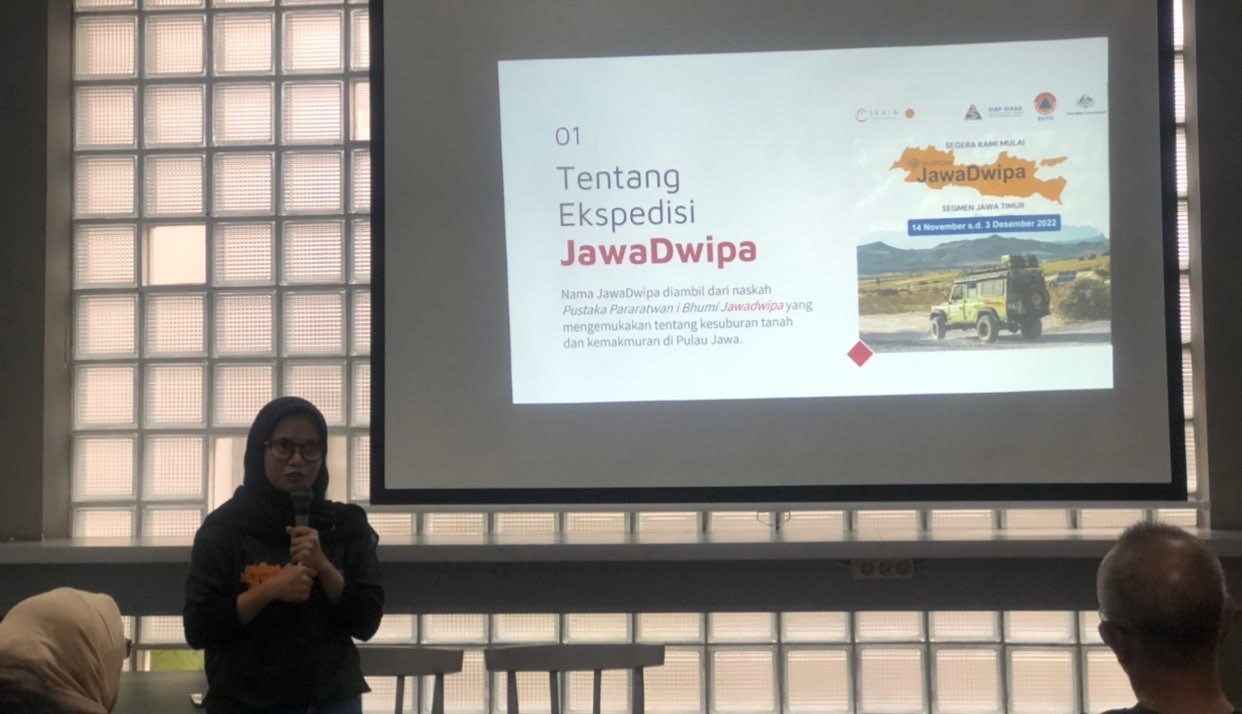 Ekspedisi Jawadwipa menyusuri lempengan aktif di Jatim. (Foto: Andhi Dwi/Ngopibareng.id)