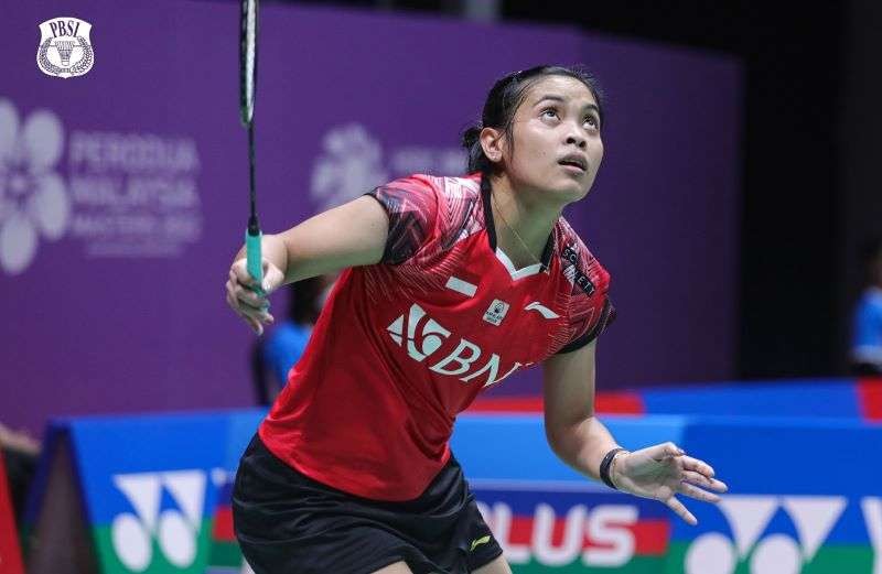 Gregoria Mariska Tunjung lolos ke semifinal Australian Open 2022 usai kalahkan wakil Jepang. (Foto: Ant)