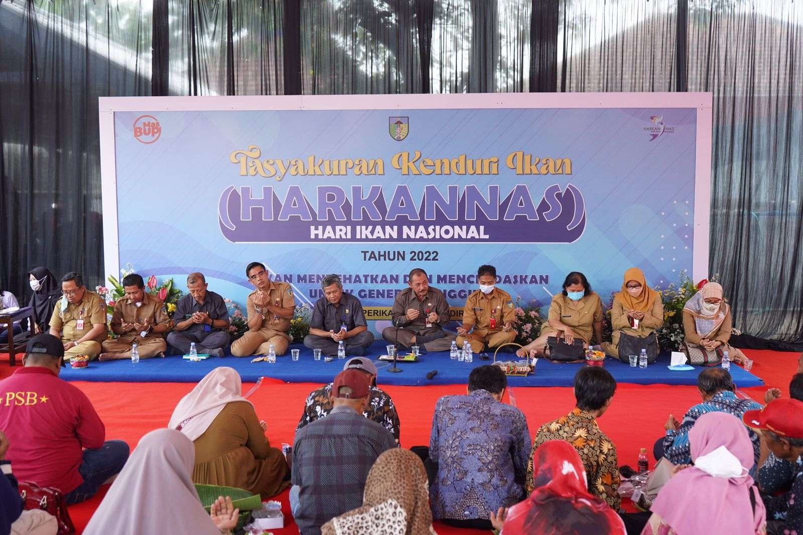 Hari Ikan Nasional (Harkannas) 2022, Pemkab Kediri dorong peningkatan lomoditas perikanan air tawar. (Foto: Kominfo Kabupaten Kediri )