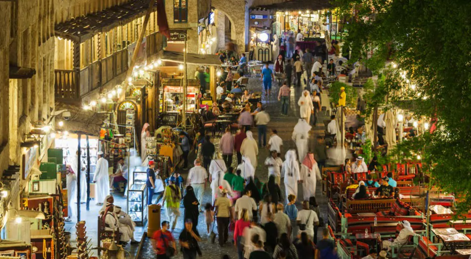 Suasana salah satu street food di Doha, Qatar. (Foto: iloveqatar.net)