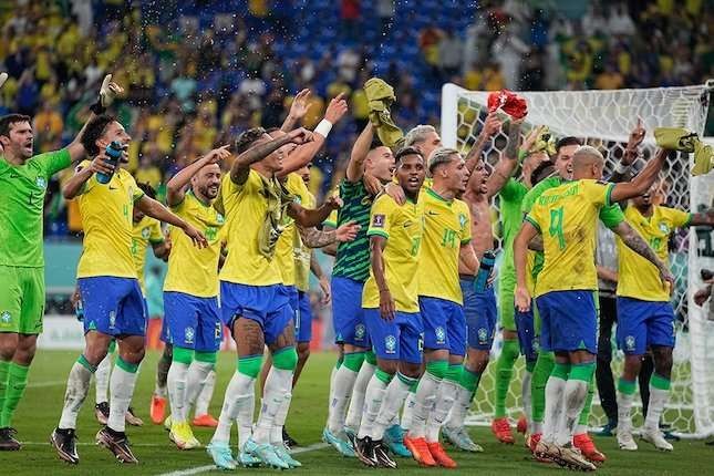 Timnas Brasil lolos ke babak 16 besar Piala Dunia 2022 Qatar. (Foto: FIFA)