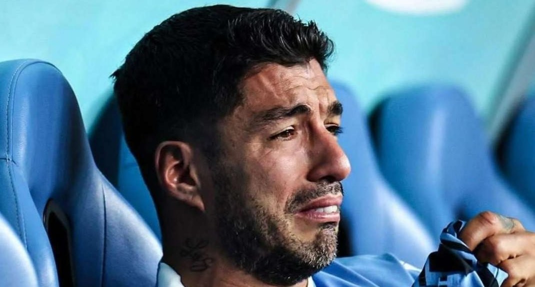 Tangis Luis Suarez pecah karena Timnas Uruguay gagal melaju ke babak 16 besar Piala Dunia 2022