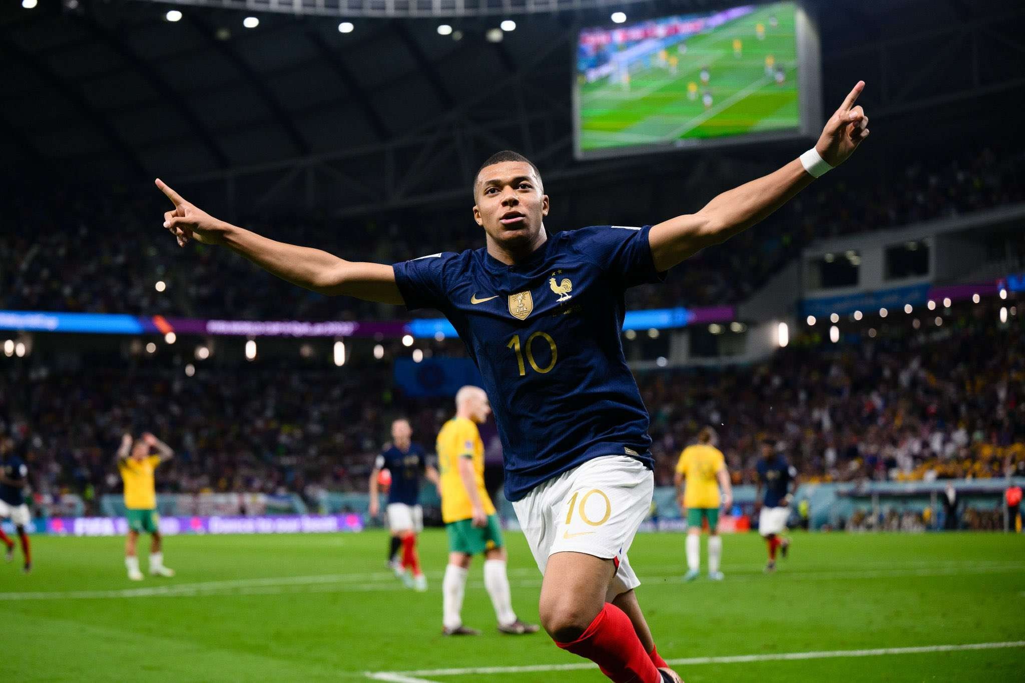 Kylian Mbappe akan menjadi ancaman terbesar pertahanan Polandia saat bertemu Prancis di babak 16 besar Piala Dunia 2022. (Foto: Twitter/@KMbappe)