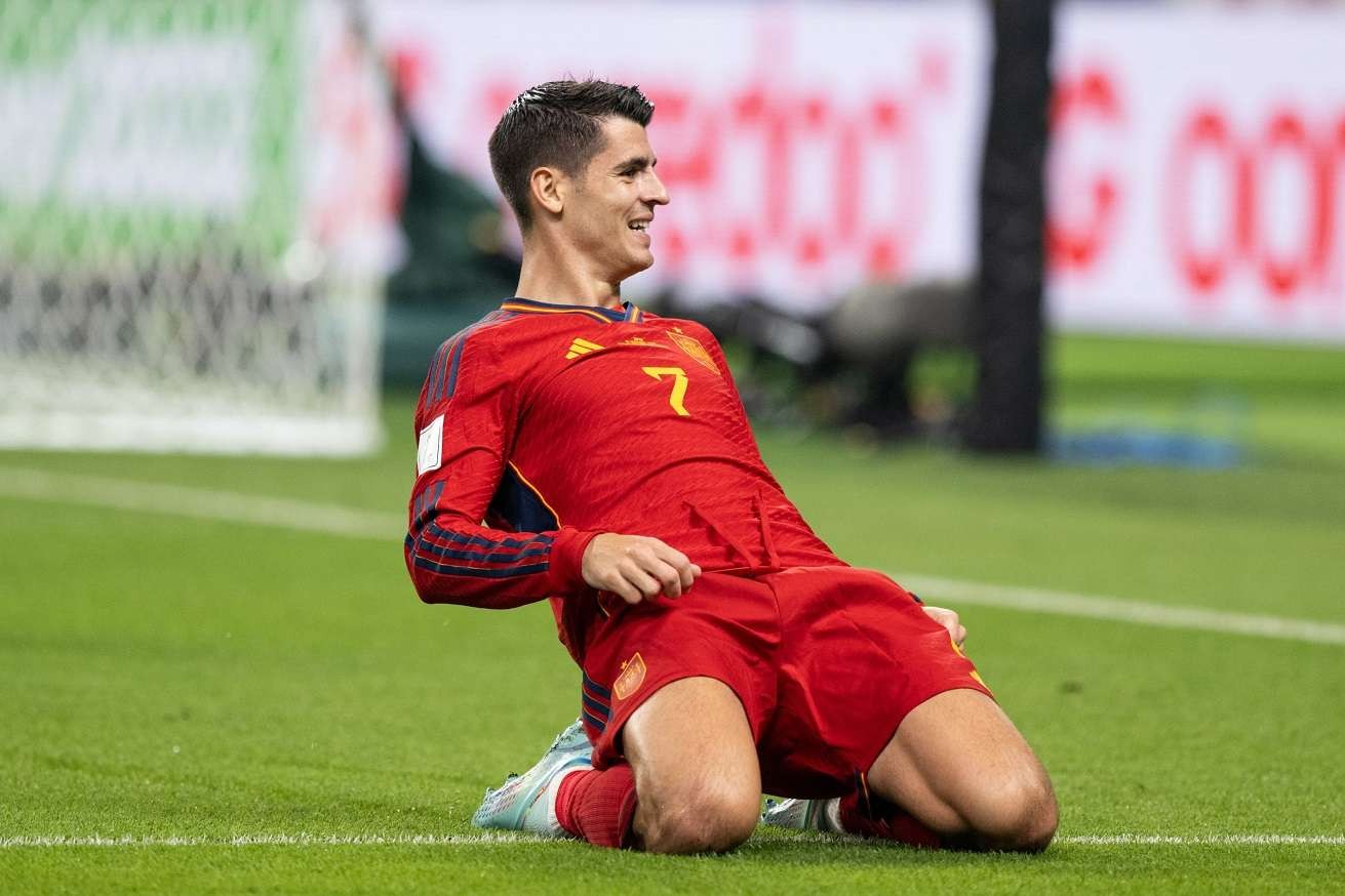 Timnas Spanyol sangat berharap Alvaro Morata kembali tampil tajam saat Spanyol jumpa Maroko di babak 16 besar Piala Dunia. (Foto: Twitter/@FIFAWorldCup)