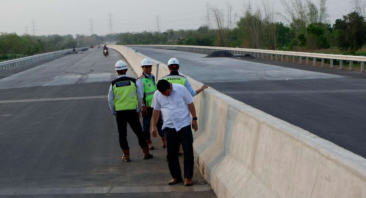 Ruas Tol Paspro Seksi IV ini akan tersambung hingga gerbang Tol Probolinggo Timur di Kecamatan Leces, Kabupaten Probolinggo. (Foto: Ikhsan Mahmudi/Ngopibareng.id)