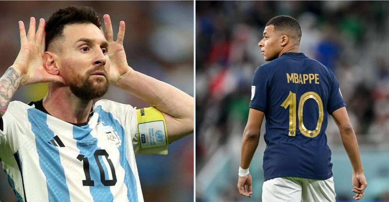 Lionel Messi dan Kylian Mbappe memiliki sejumlah kesamaan. (Foto: Twitter)