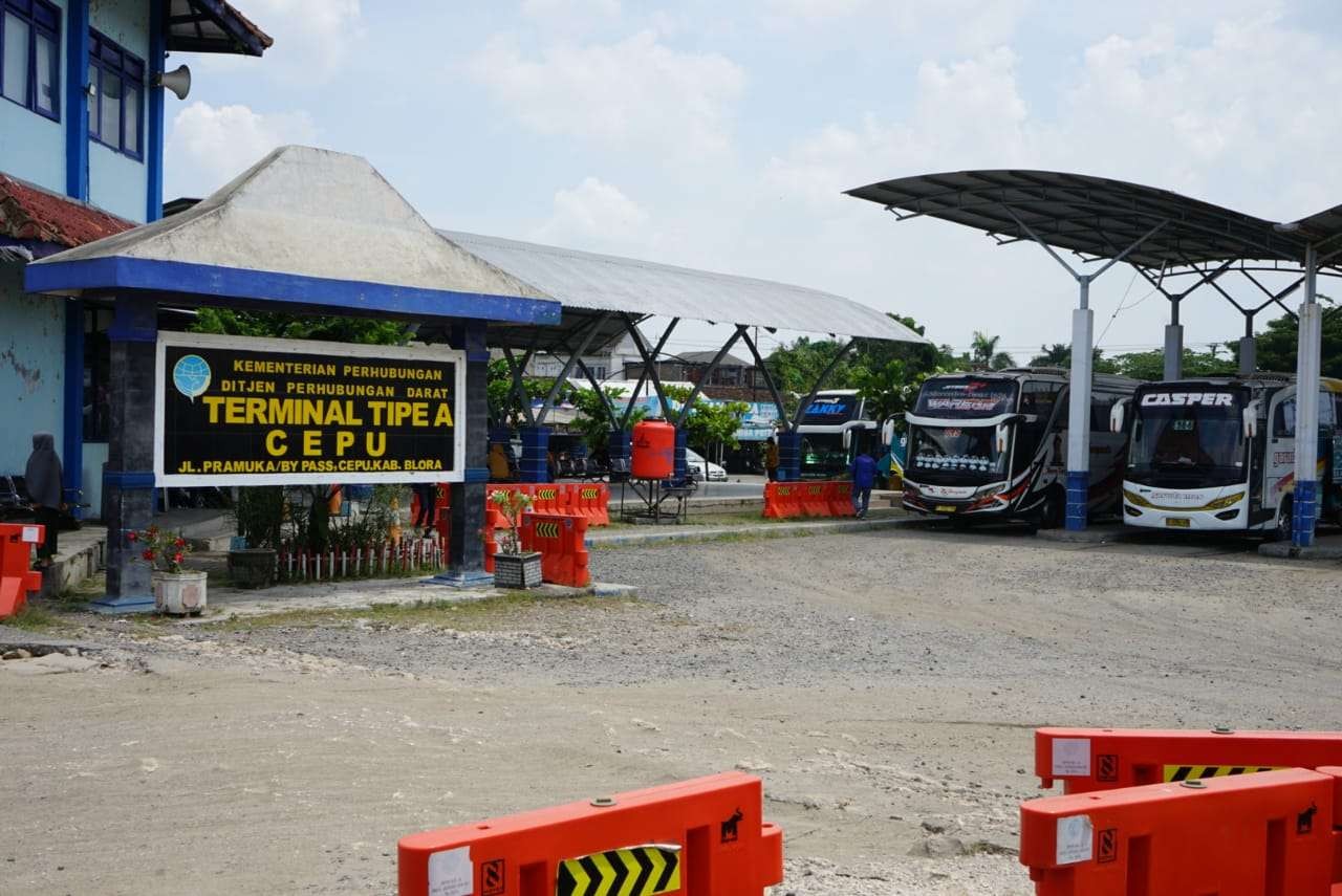 Terminal Tipe A Cepu, kondisinya memprihatinkan. (Foto: Ahmad Sampurno/Ngopibareng.id)