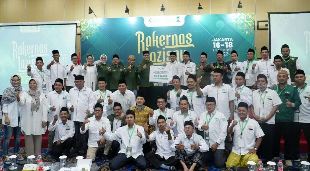 Rapat Kerja Nasional (Rakernas) LazisNU di Jakarta pada Sabtu 17 Desember 2023. (Foto:LazisNU)