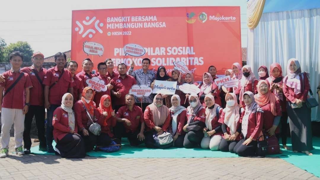 Peringatan HKSN di Kantor Dinsos Kabupaten Mojokerto.(Foto : Dokumen Kominfo)