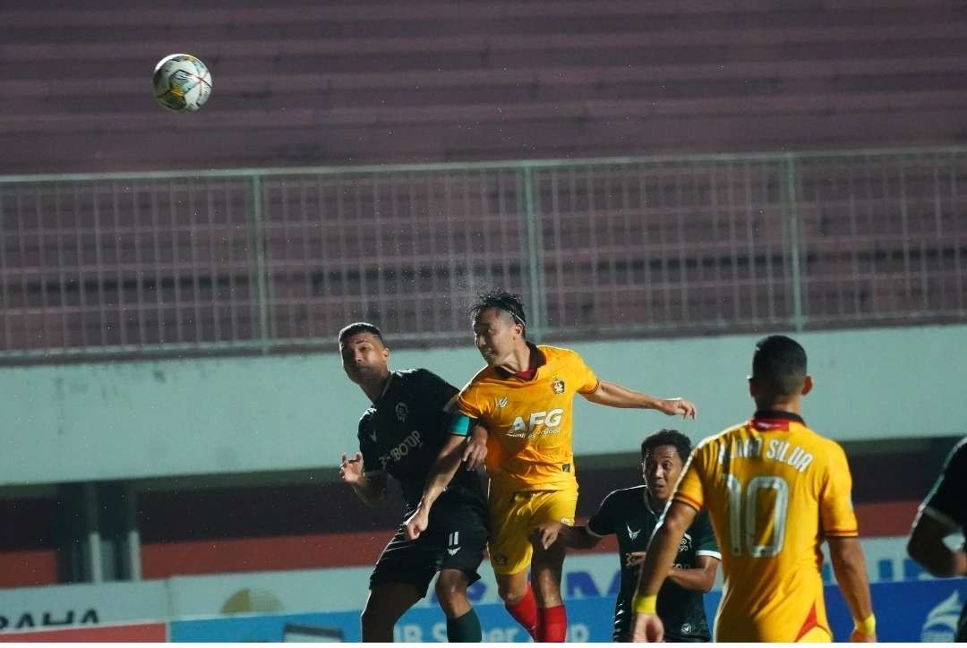 Persik hanya mampu bermain imbang 0-0 saat menghadapi Persikabo 1973. (Foto: Media Officer Persik)