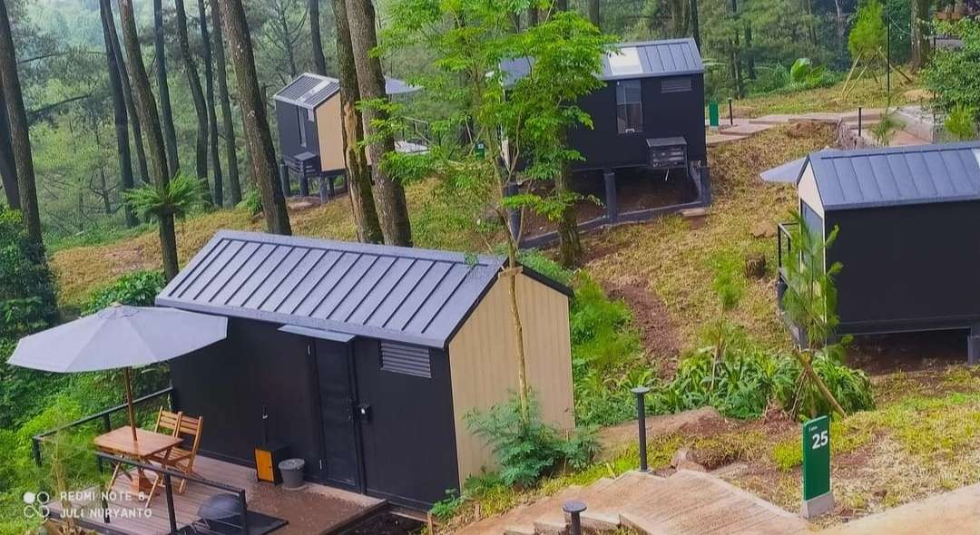 Penginapan Bobocabin Pacet.(Foto: Instagram Bobocabin)