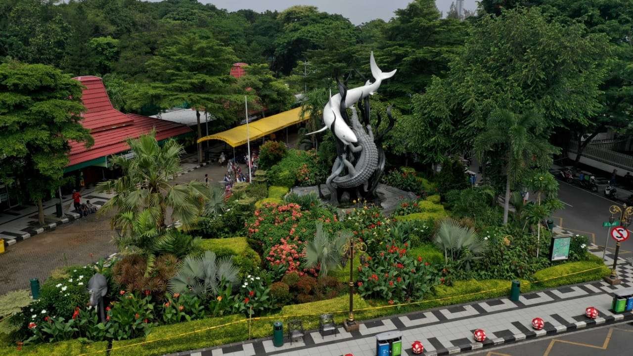 Kebun Binatang Surabaya (KBS) menjadi salah satu objek wisata di Surabaya saat liburan. (Foto: Humas Pemkot Surabaya)