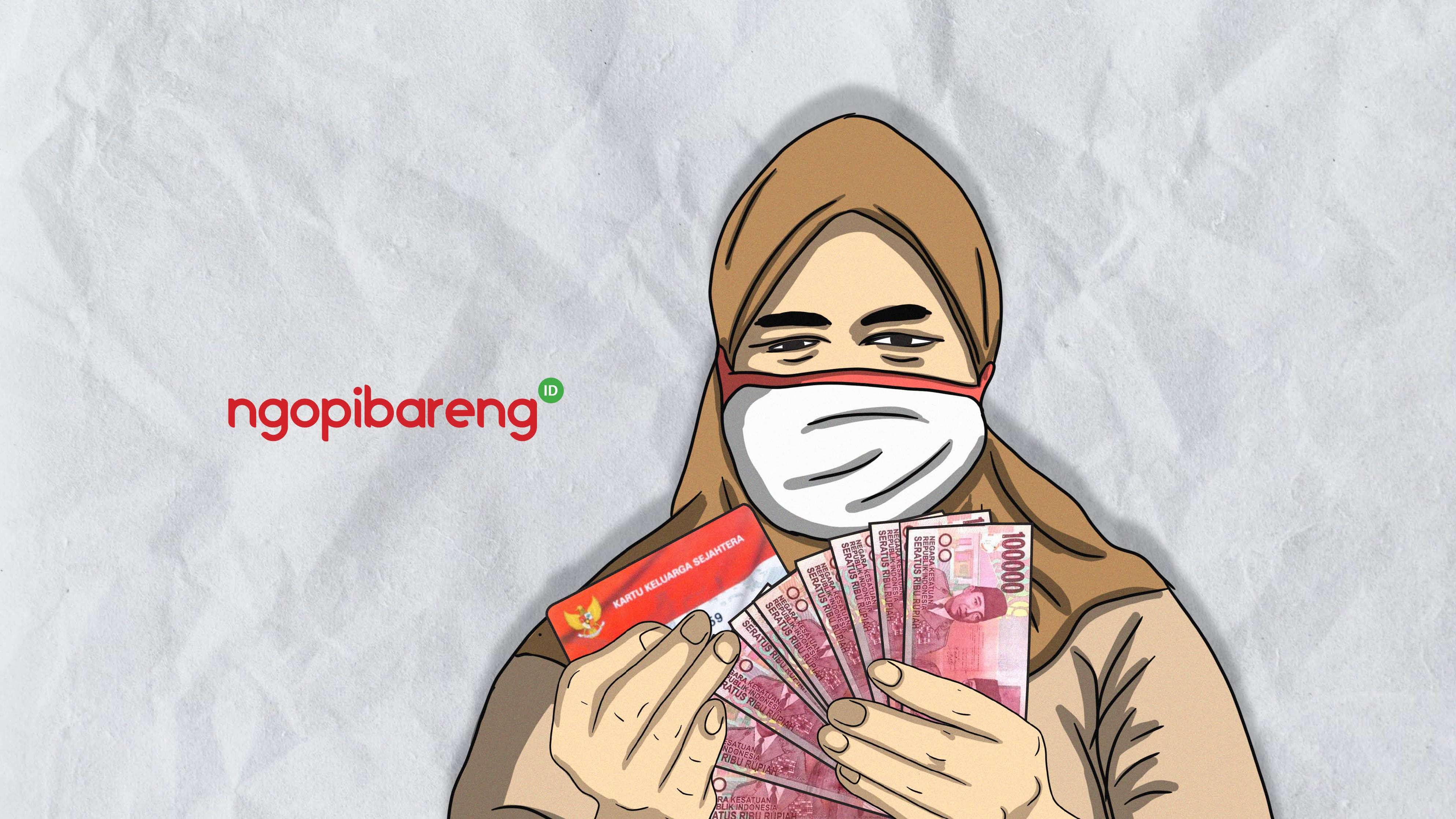 Bantuan sosial atau bansos dari pemerintah masih cair pada 2023 mendatang. (Ilustrasi: Fa Vidhi/Ngopibareng.id)