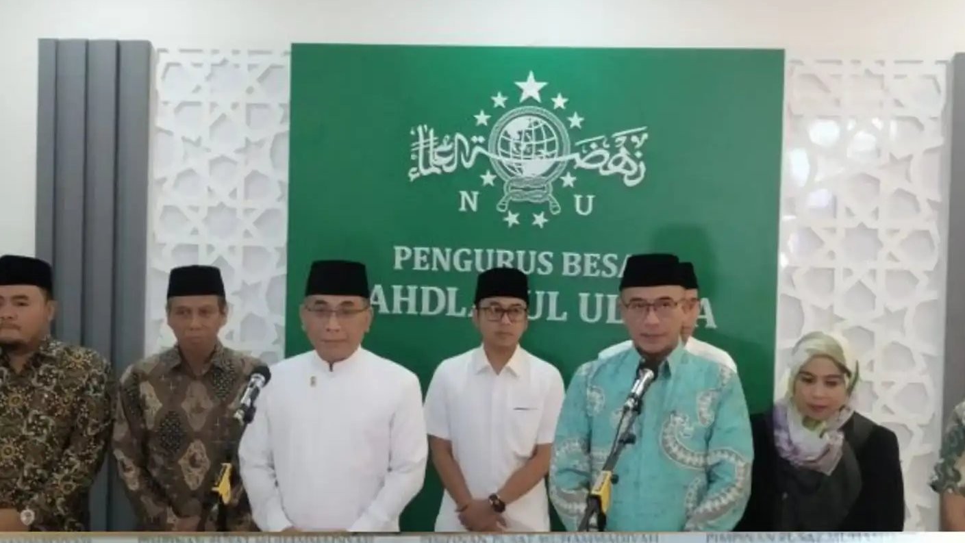 Ketua KPU RI, Hasyim Asy’ari mengunjungi PBNU pada Rabu 4 Januari 2023. (Foto: ltn-pbnu)