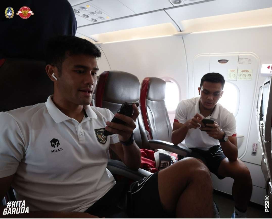 Skuat Timnas Indonesia sudah tiba di Hanoi, Vietnam, untuk melakoni leg kedua semifinal Piala AFF kontra Vietnam. (Foto: Instagram @pssi)