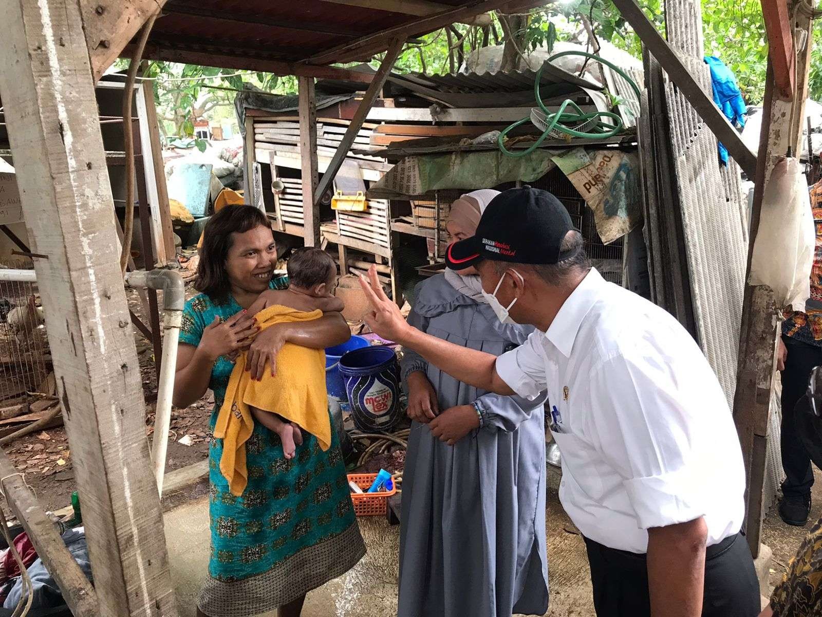 Menko PMK Muhadjir Effendy dalam acara penanggulangan stunting. (Foto: Istimewa)