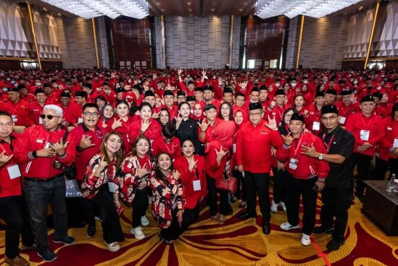 Puan Maharani usai pembukaan Bimbingan Teknis (Bimtek) Anggota DPRD Provinsi/Kabupaten Kota Fraksi PDI Perjuangan se-Indonesia, di Hotel Grand Paragon. (Foto: MC Puan Maharani)