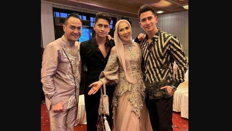 Venna Melinda ditemani putra keduanya, Attala Naufal, menjalani pemeriksaan di Polda Jatim, kasus KDRT yang dilakukan suaminya, Ferry Irawan. (Foto: Instagram)