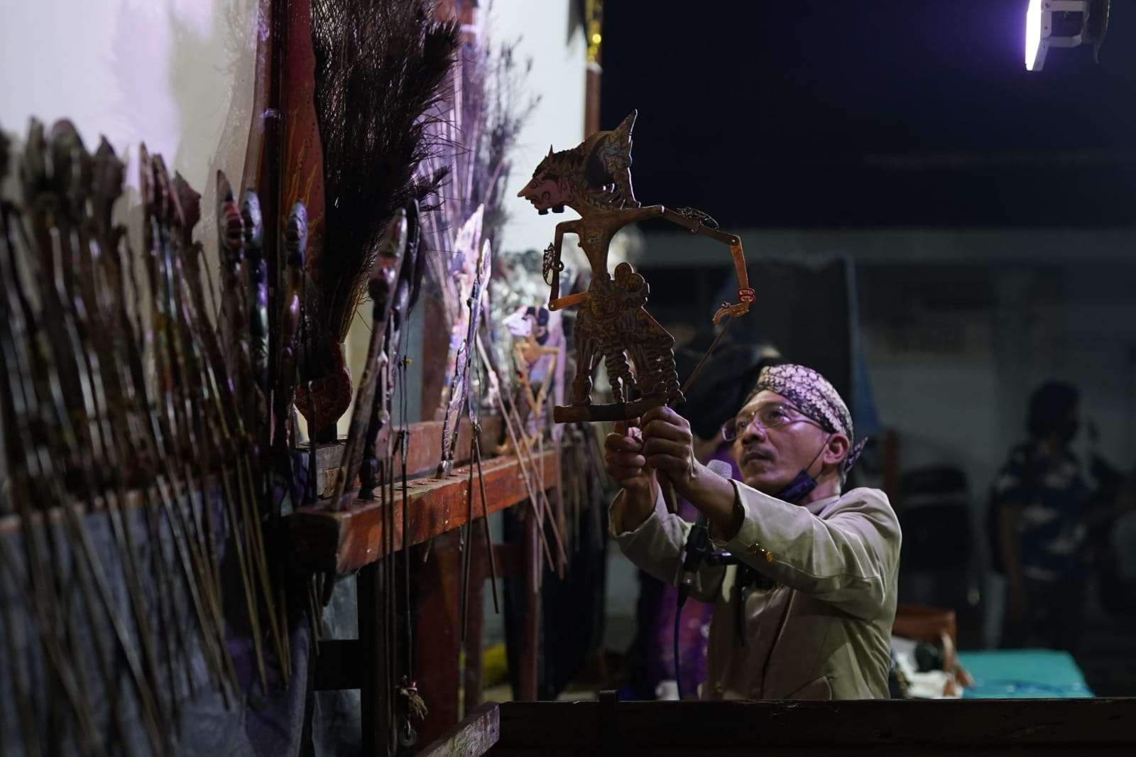 Wayang krucil juga berhasil mendapatkan Hak Atas Kekayaan Intelektual (Foto Kominfo Kabupaten Kediri)