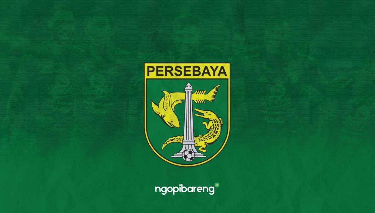 Ilustrasi Persebaya. (Grafis: Fa Vidhi/Ngopibareng.id)