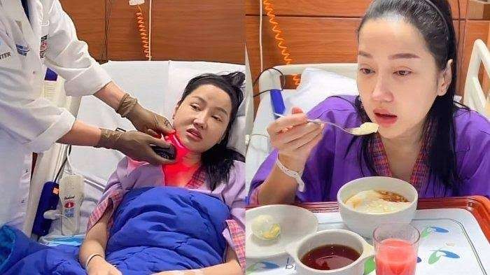 Lucinta Luna sakit, wajahnya bengkak. (Foto: Instagram)