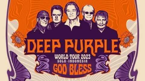 Deep Purple akan konser di Solo dengan band pembuka God Bless, 10 Maret 2023. (Foto: Rajawali Indonesia)