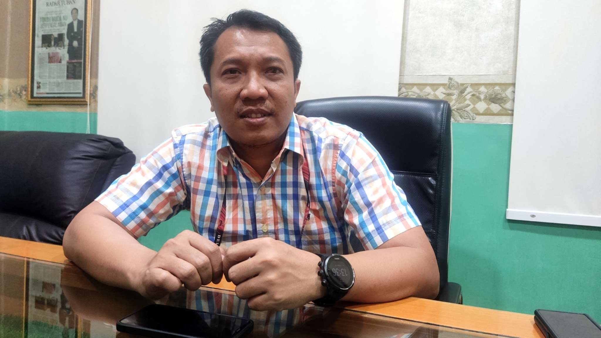 CEO Deltras FC, Amir Burhanuddin. (Foto: Fariz Yarbo/Ngopibareng.id)